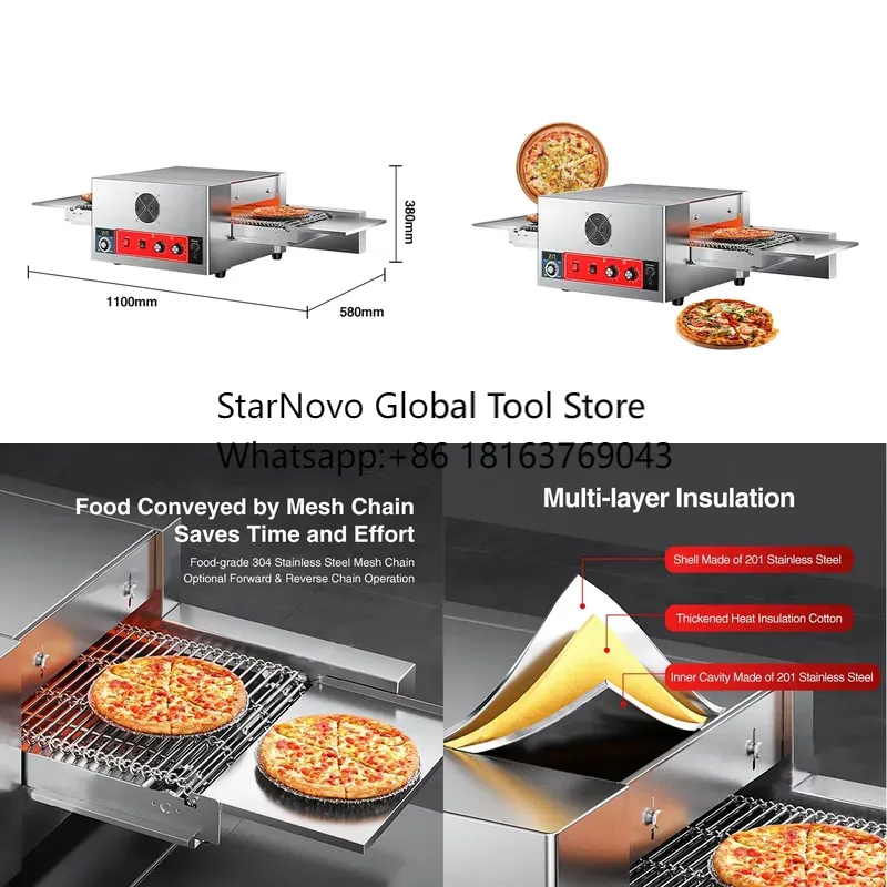Pizza Conveyor Oven - 2026 Quente! Forno de Pizza com