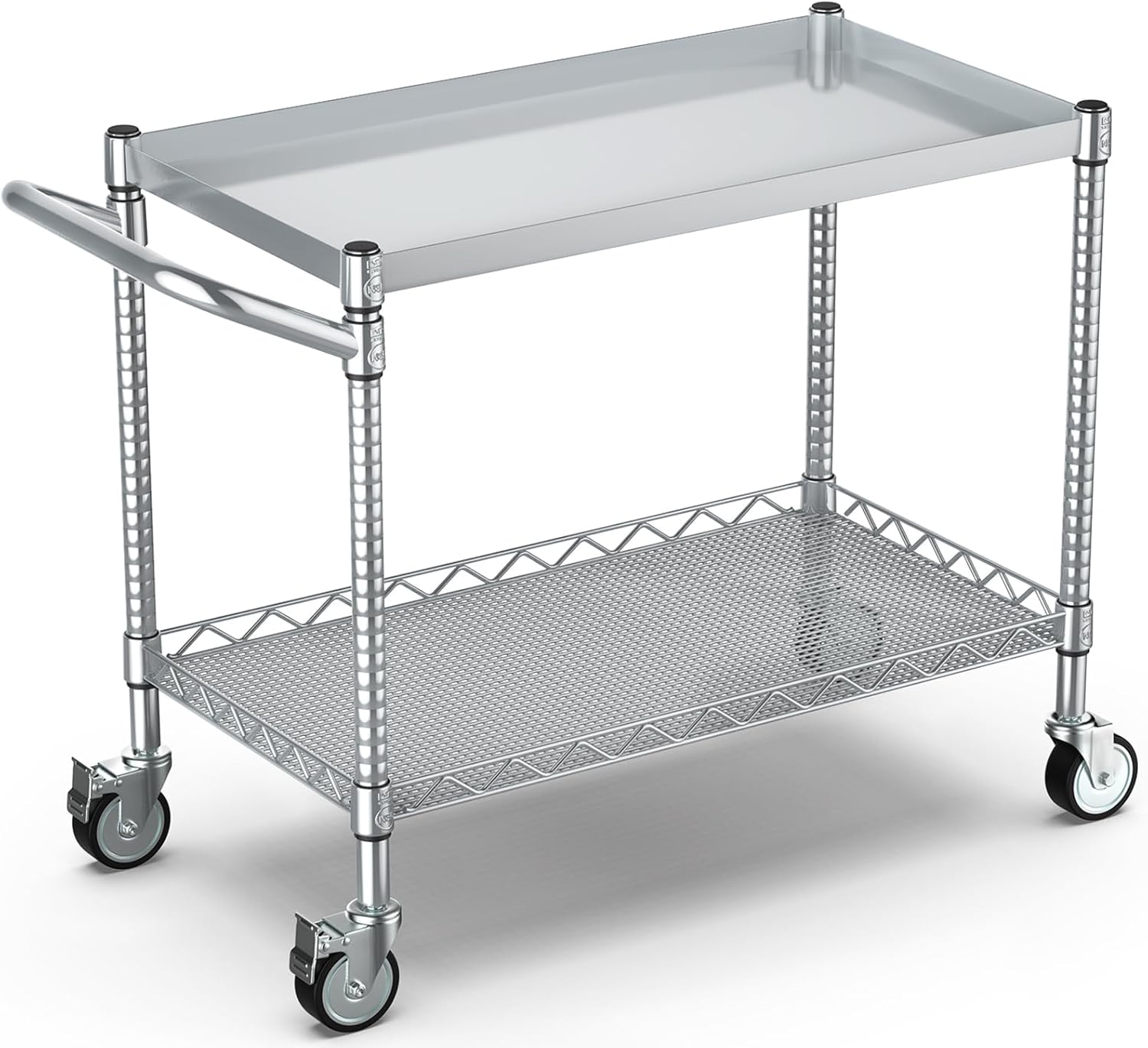 Commercial Kitchen Warehouse - Carrinho de Armazenamento Utilitário de Metal