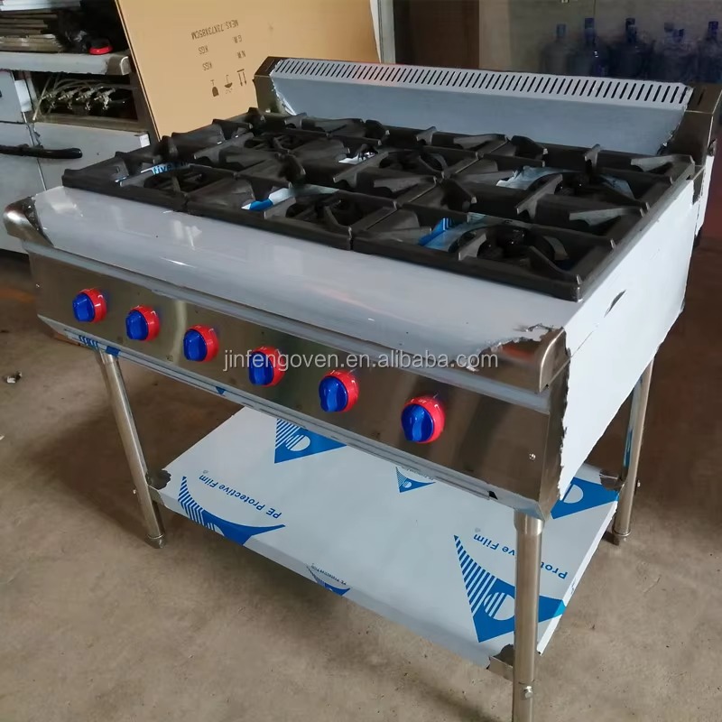 Commercial Kitchen Gas Stove - Equipamento de Cozinha Comercial Profissional, Fogão
