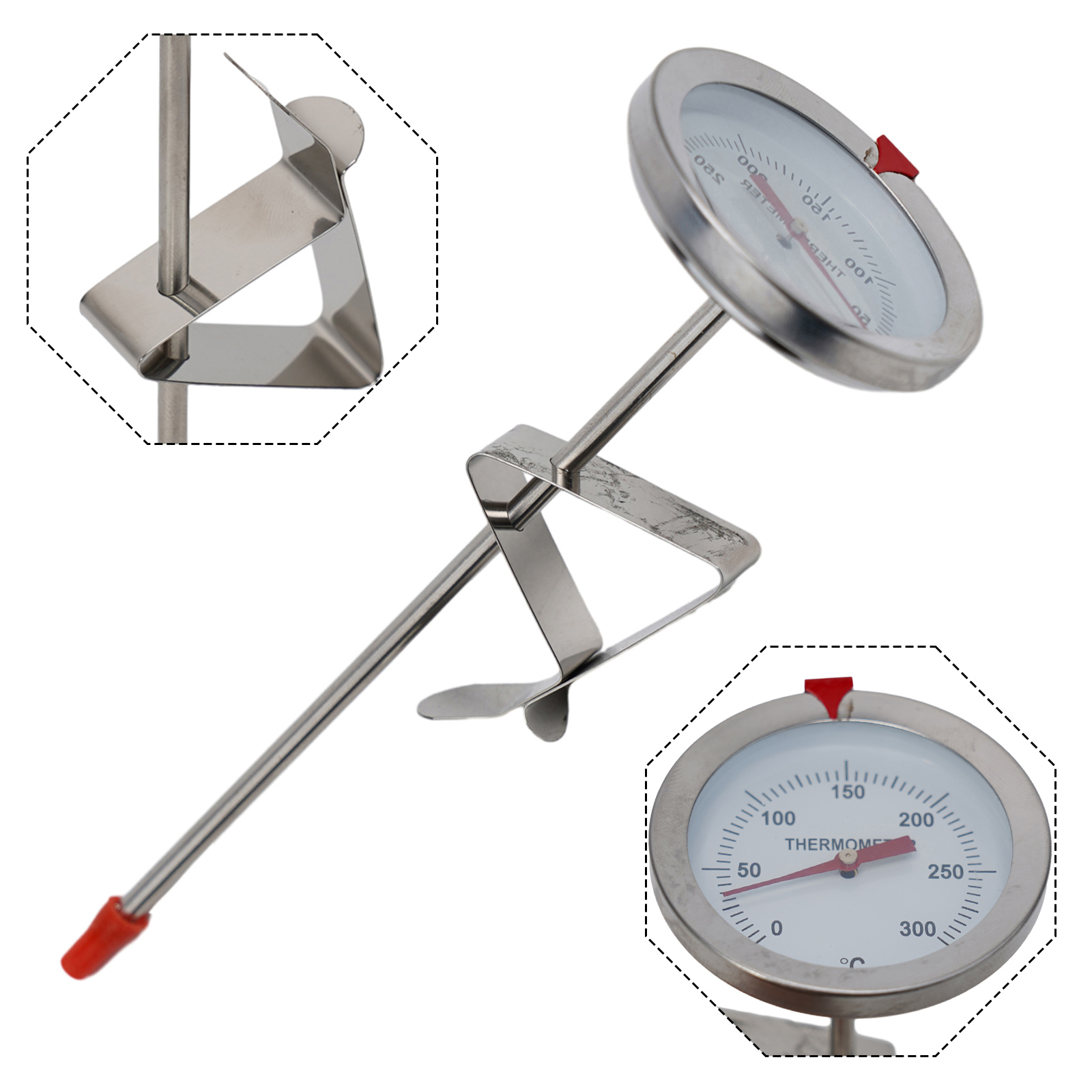 Commercial Kitchen Equipment List - Termômetro de sonda de aço inoxidável,