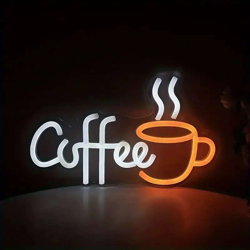 Commercial Kitchen Walls - Copo de café projetado sinal de