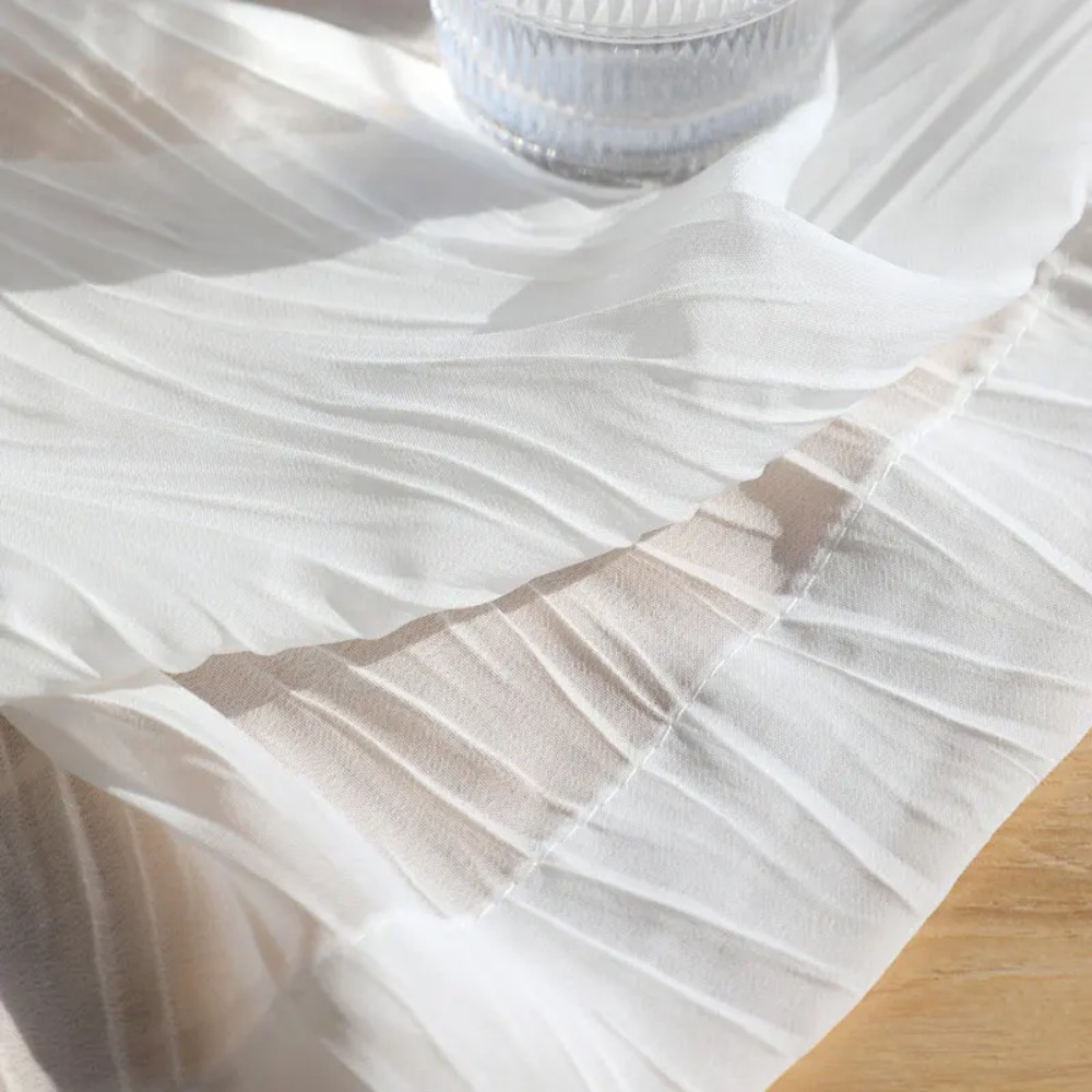 Commercial Kitchen Canopy - Cortinas modernas de tule de chiffon