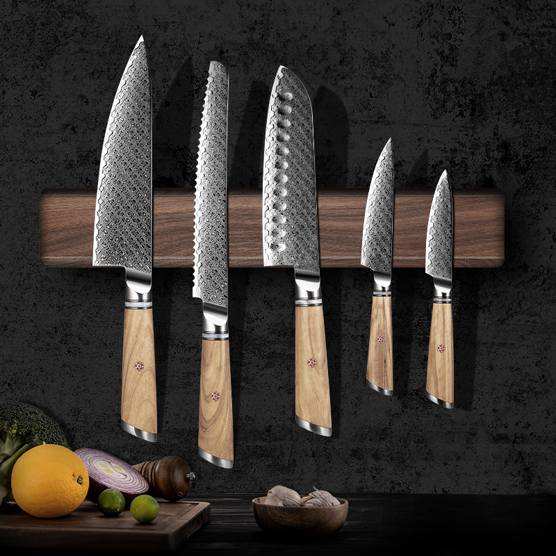 Commercial Kitchen Knife Holder - Suporte Magnético Forte para Facas de