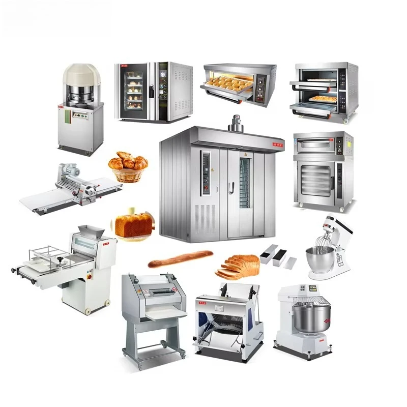 Rotary Bakery Oven - Equipamento de Panificação Personalizado, Conjunto Completo