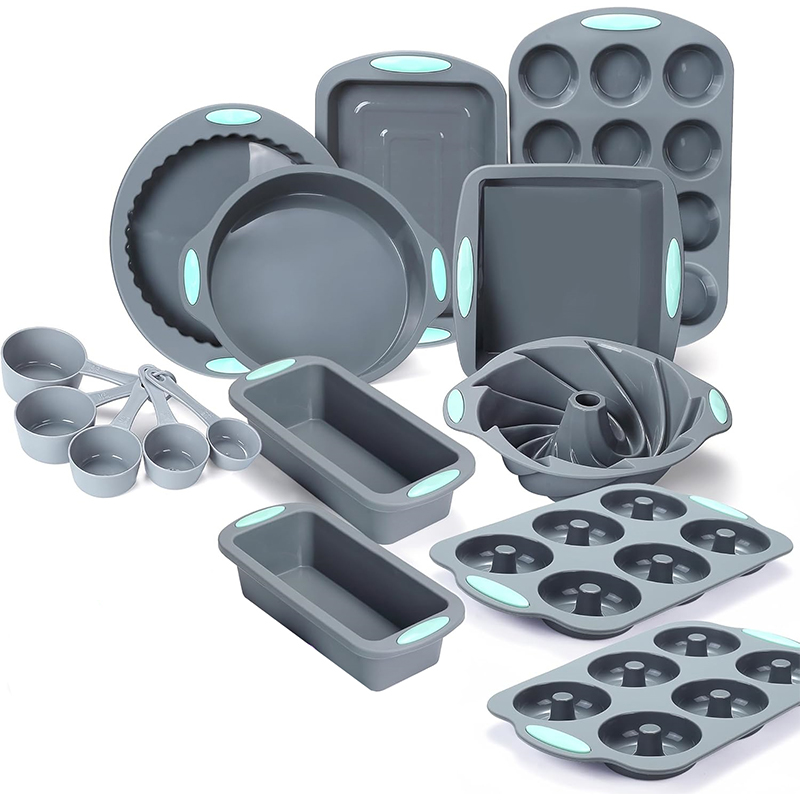 Rotary Bakery Oven - Moldes de bolo canelados de silicone,