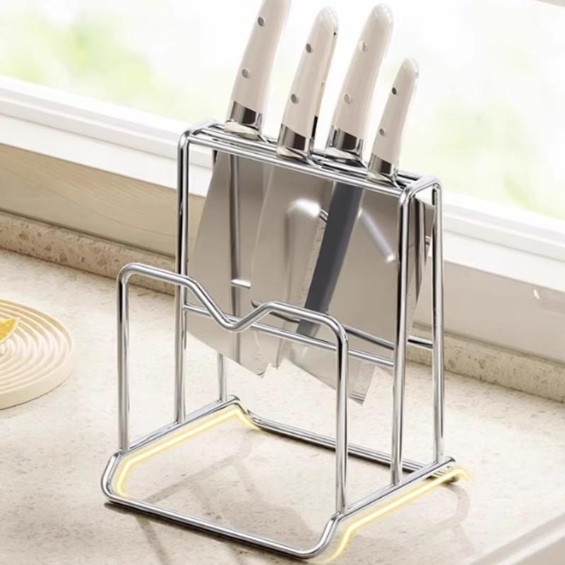 Suporte de faca de aço inoxidá - Commercial Kitchen Knife Holder avaliação e preço