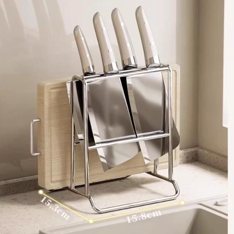 Suporte de faca de aço inoxidá - Commercial Kitchen Knife Holder avaliação e preço