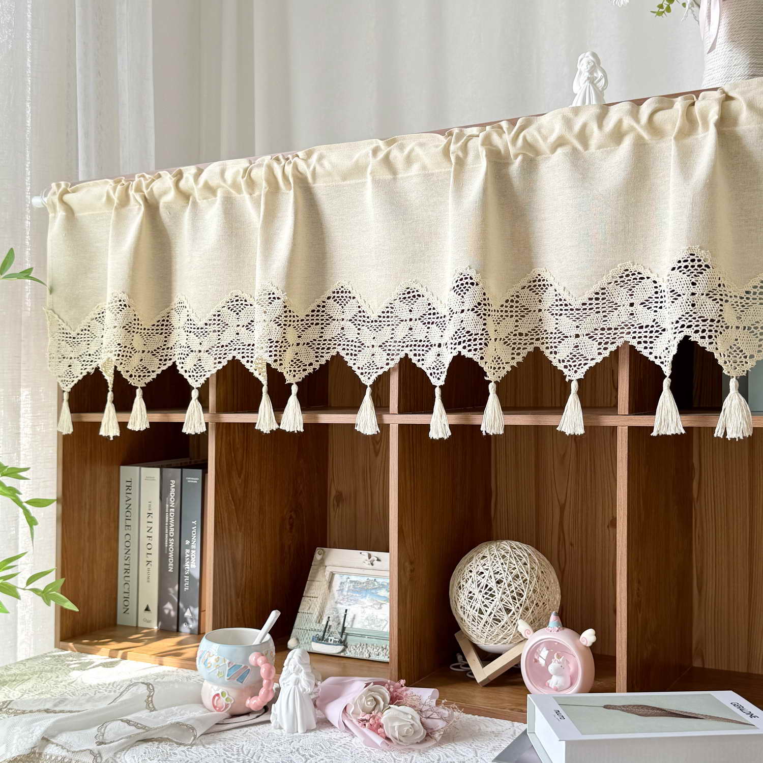 Cortina Curta de Linho Bege co - Commercial Kitchen Canopy avaliação e preço