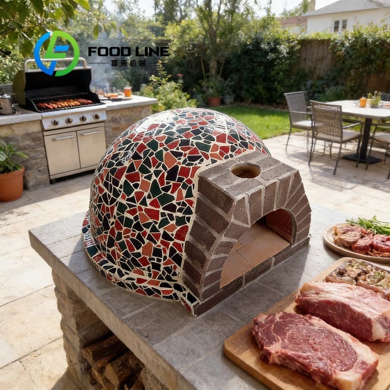 Forno de pizza material de fib - Rotary Bakery Oven avaliação e preço