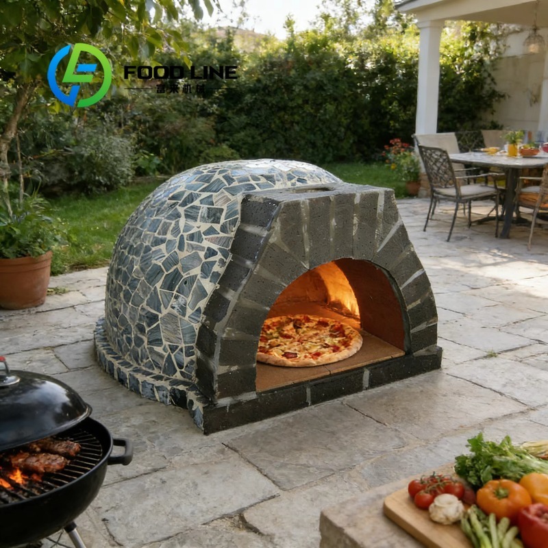 Forno de pizza material de fib - Rotary Bakery Oven avaliação e preço