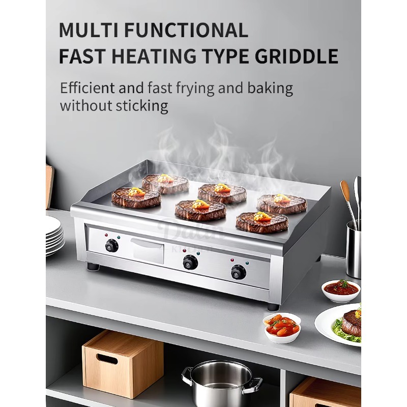 Chapa Elétrica Profissional de - Commercial Kitchen Griddle avaliação e preço