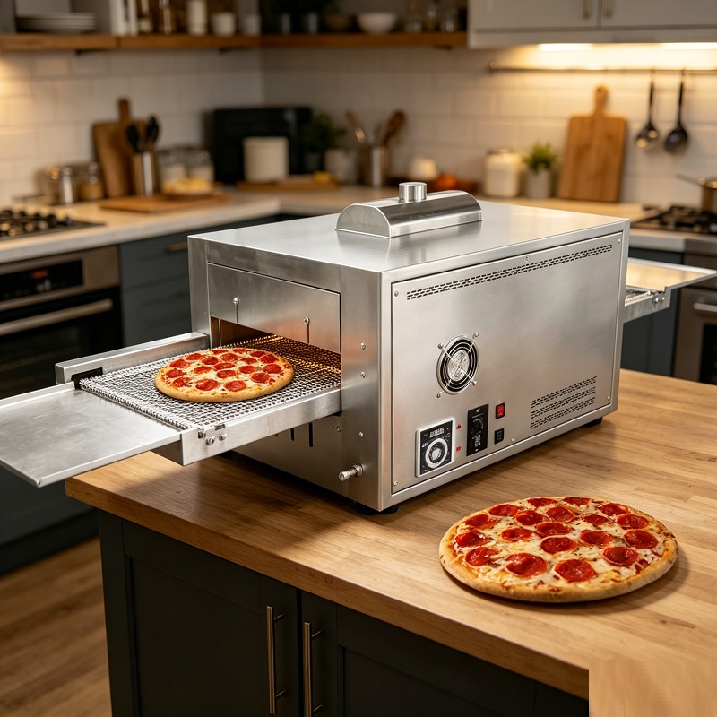 Forno de Pizza a Gás Comercial - Pizza Conveyor Oven avaliação e preço