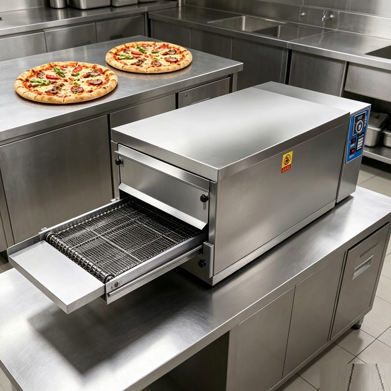 Forno de Pizza a Gás Comercial - Pizza Conveyor Oven avaliação e preço