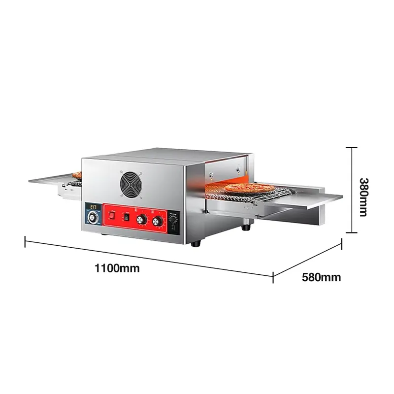 2026 Quente! Forno de Pizza co - Pizza Conveyor Oven avaliação e preço