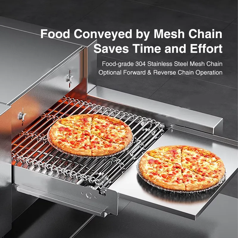 2026 Quente! Forno de Pizza co - Pizza Conveyor Oven avaliação e preço