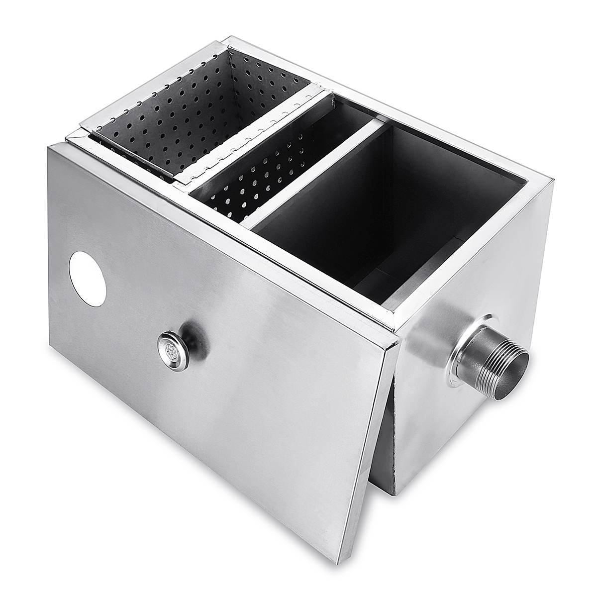 Armadilha de graxa de aço inox - Commercial Kitchen Grease Trap avaliação e preço
