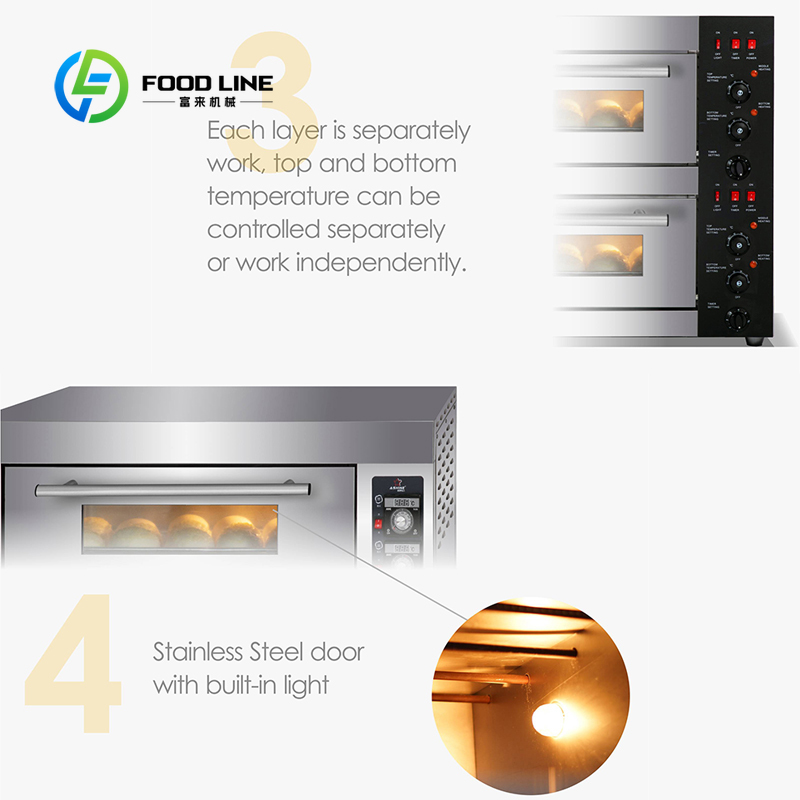Bandeja de tamanho personaliza - Rotary Bakery Oven avaliação e preço