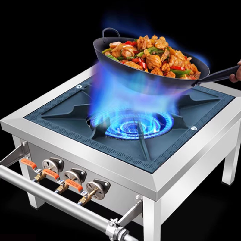 Fogão Coreano de Baixa Potênci - Commercial Kitchen Gas Stove avaliação e preço