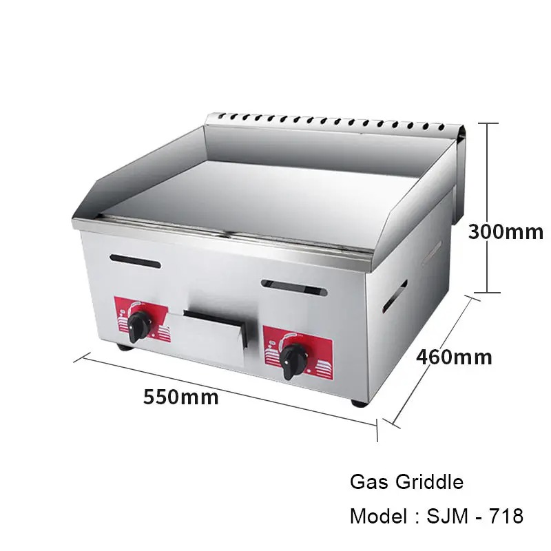 Chapa comercial para churrasco - Commercial Kitchen Griddle avaliação e preço