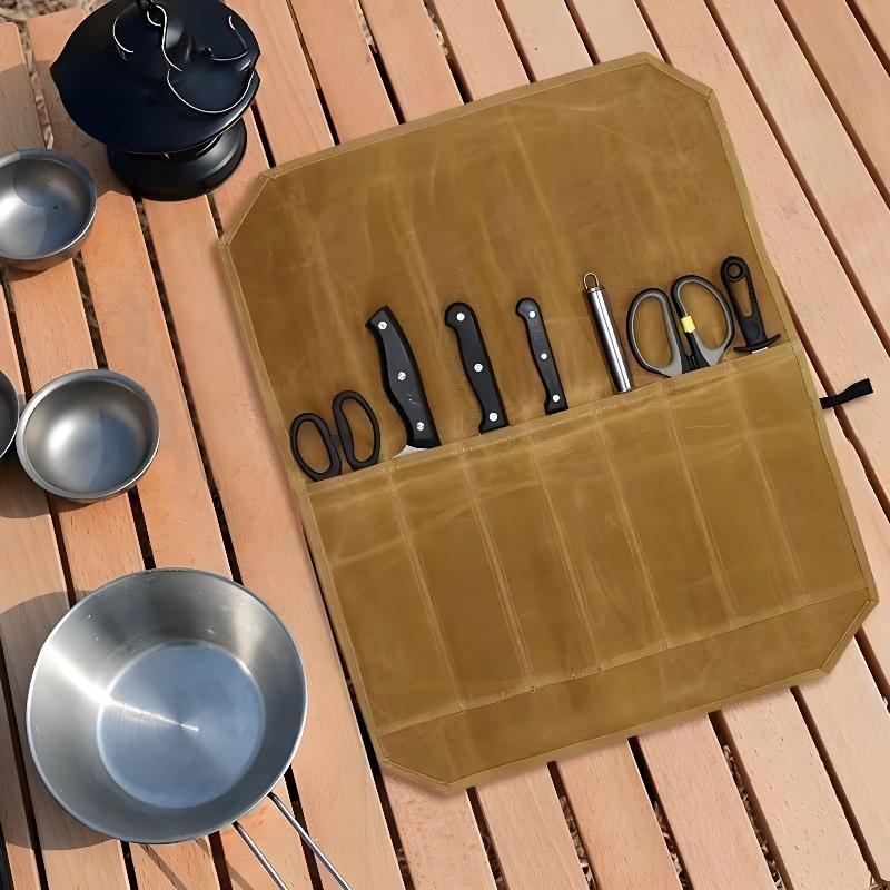 Bolsa de Facas de Chef em Lona - Commercial Kitchen Knife Holder avaliação e preço