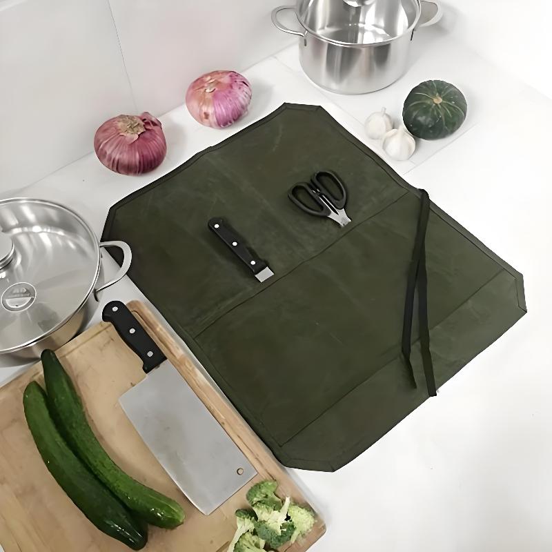 Bolsa de Facas de Chef em Lona - Commercial Kitchen Knife Holder avaliação e preço