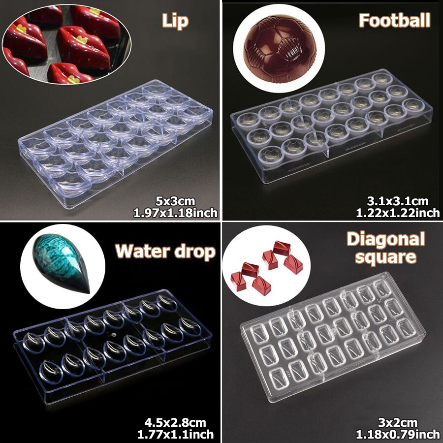 Molde de plástico para chocola - Commercial Kitchen Equipment List avaliação e preço