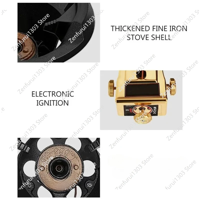 Fogão a Gás Comercial de Alta  - Commercial Kitchen Gas Stove avaliação e preço