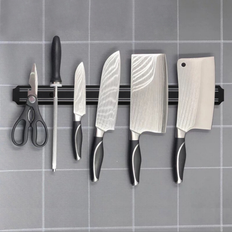 Faca de parede de aço inoxidáv - Commercial Kitchen Knife Holder avaliação e preço