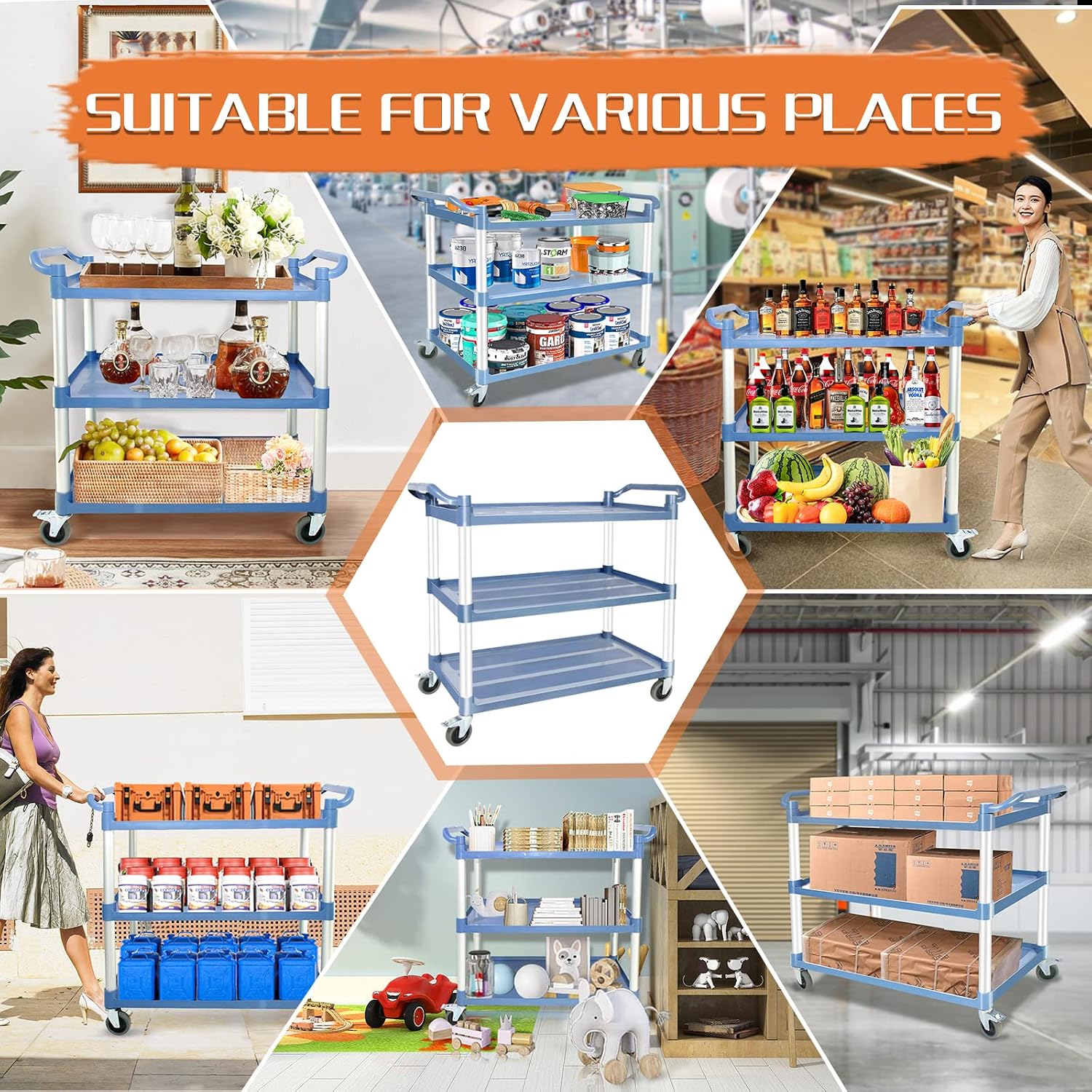 Carrinho de Serviço Utilitário - Commercial Kitchen Warehouse avaliação e preço