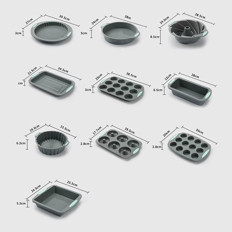 Moldes de bolo canelados de si - Rotary Bakery Oven avaliação e preço
