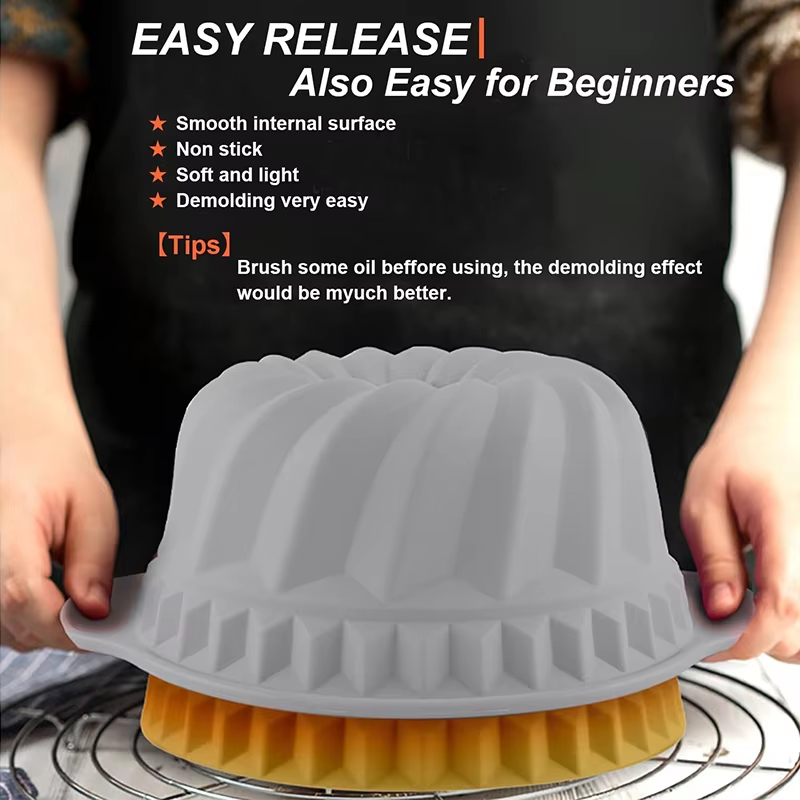Moldes de bolo canelados de si - Rotary Bakery Oven avaliação e preço