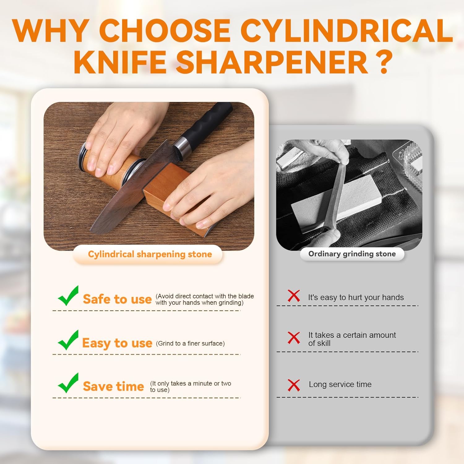 Afiador de faca magnético, sup - Commercial Kitchen Knife Holder avaliação e preço